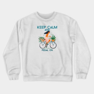 bicyclist Crewneck Sweatshirt